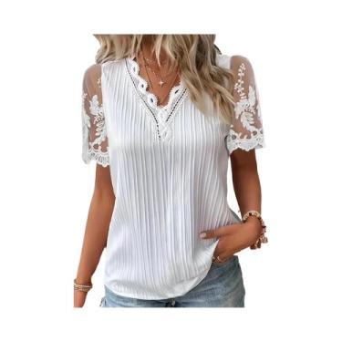 Imagem de Blusa Feminina Elegante De Manga Longa Solta, Moda Casual, Top Para Fé