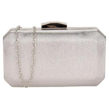 Imagem de Bolsa Feminina Festa Melamel E26 - Prata - U-Feminino
