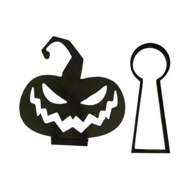 Imagem de Suporte De Vela De Metal Para Halloween, Refletor De Sombra, Decoração