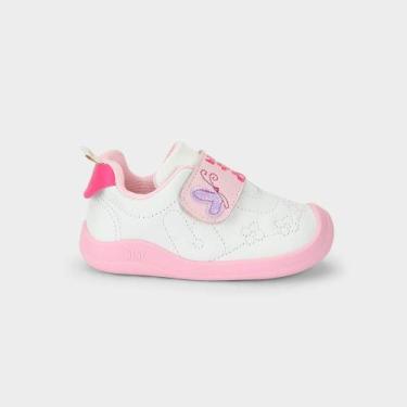 Imagem de Tênis Infantil Bibi Fisioflex 5.0 Branco de Borboleta, 22