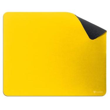 Imagem de Mouse Pad TopGet ProControl | Gamer & Home Office | Precisão, Deslize Suave | Base Borracha Antiderrapante, Poliéster Durável | 22x18 cm (Amarelo)