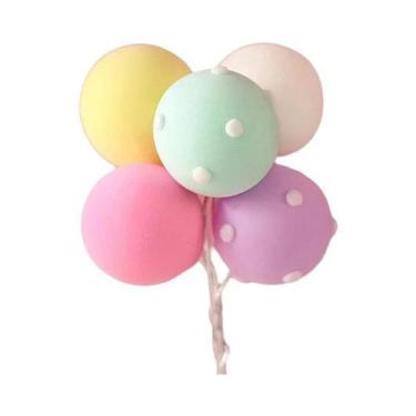 Imagem de Topo De Bolo De Unicórnio Arco-Íris Para Crianças, Decoração De Festa 