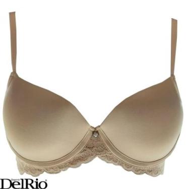 Imagem de Sutiã Meia Taça com Renda DelRio V42604, Mousse, 48