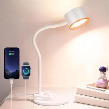 Imagem de Lâmpada de mesa LifMira LED 12W 1200LM com porta de carregamento USB C