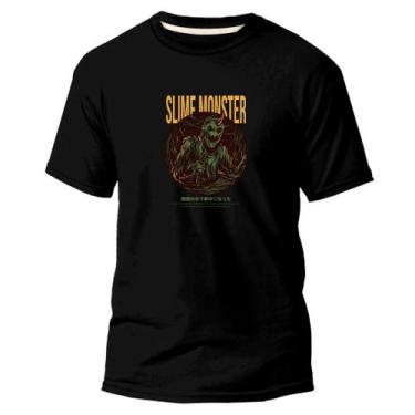 Imagem de Camiseta Basica Algodão Premium Estampa Digital Slim Monster - Pavesi,