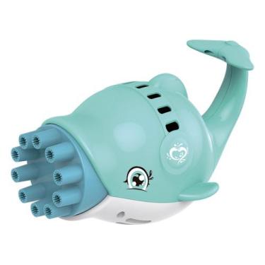 Imagem de Lançador Mania de Bolha Golfinho  AZUL - DM Toys