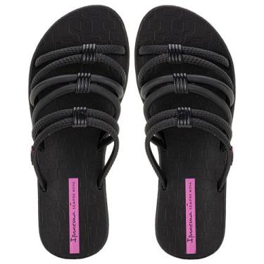 Imagem de Chinelo feminino slide diversa ipanema 27237, Preto, 37