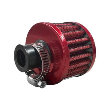 Imagem de Filtro de respiração de carro, limpador de filtro de entrada de ar frio de 12 mm, respirador de filtro de tampa de válvula de ventilação do cárter, filtro de ar automotivo para a maioria dos carros e