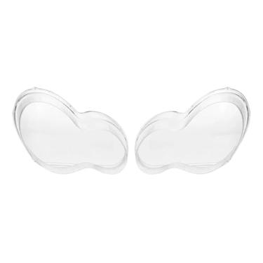Imagem de Lente do farol dianteiro do carro capa de vidro Compatível com benz w203 4 portas c180 c200 c230 c260 c280 2001-2007 farol capa escudo(1 Pair)