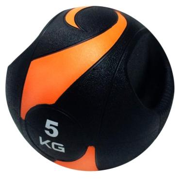 Imagem de Bola Liveup De Peso Medicine Ball Ls3007A/5 Com Pegada 5Kg-Unissex
