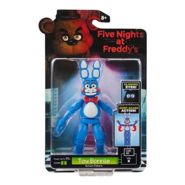 Imagem de Fig Five Nights At Freddys 2 – Boneco Toy Bonnie 13 cm Articulado - Botão Acão – Candide/Jazwares