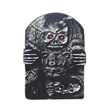 Imagem de Tumba de Espuma Halloween Decoração Reutilizável Jardim Casa Assombrada Acessórios Realistas Cemitério para Festa do Espírito Pub Ambiente Assustador