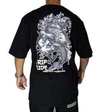 Imagem de Camiseta Trip Side Oversized Oriental Tattoo S233-Masculino