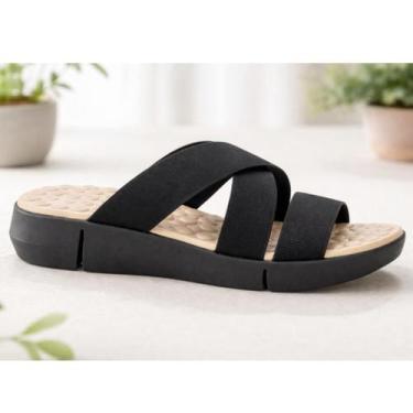 Imagem de Sandália Ortopédica Feminina Anatômica Para Esporão e Fascite Plantar 