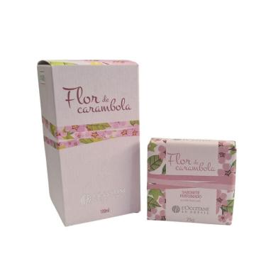 Imagem de Kit L`occitane Carambola Colônia + Sabonete Perfumado