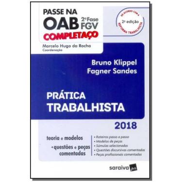 Imagem de Passe na OAB. 2ª Fase FGV. Prática Trabalhista - SARAIVA (JURIDICOS) -