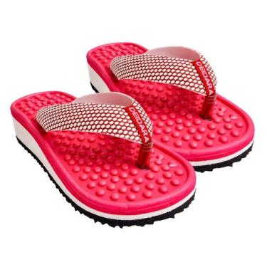 Imagem de Kit 2 Pares Chinelo Ortopédico Para Esporão Massageador - Deidara, 33/