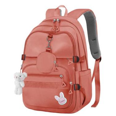 Imagem de Mochila Feminina Moderna Top Blogueira Escolar  Dia Dia Escola Faculda