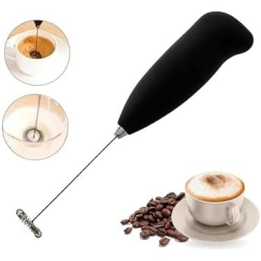 Imagem de Mixer Portátil Premium com Batedor em Aço Inox, Mistura Cremosa e Rápida, Compacto e Leve, para Leite, Shakes e Cappuccinos - Cores Diversas