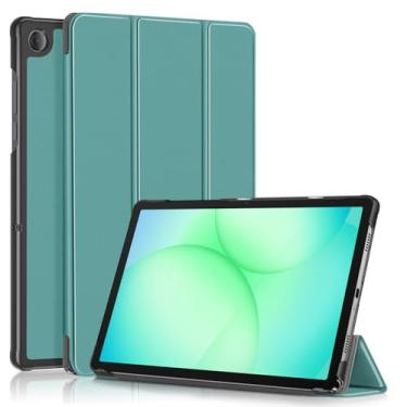 Imagem de Gylint Capa para Galaxy Tab A11+ Plus 2025 11 polegadas, capa dobrável de couro PU ultrafina com suporte para Samsung Galaxy Tab A11 Plus / A9 Plus 27.9 cm (SM-X210/X216/X218) Verde