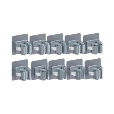 Imagem de Suporte De Parede Autoadesivo Para Vassouras E Rodos, Gancho Organizad