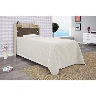 Imagem de Cabeceira Box Solteiro 0,88cm Elisa Amarula Ou Amarula Chocolate Framar Móveis