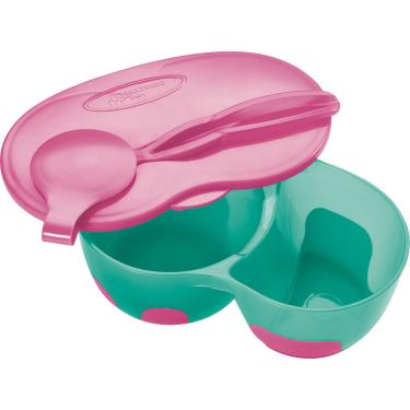 Imagem de Prato com Colher e Divisória Multikids Funny Meal BB054 Menina