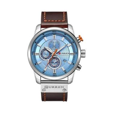 Imagem de Relógio Esportivo De Quartzo CURREN Masculino De Luxo Com Cronógrafo, 