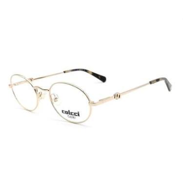 Imagem de Armação de Óculos Colcci C6281e1051 Dourado Brilho cat1-Feminino