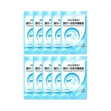 Imagem de Protetor Descartável Para Assento Sanitário E Tampa De Vaso Sanitário,