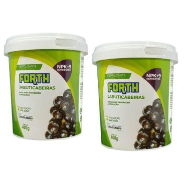 Imagem de Kit 2 Adubo Forth Jabuticabeira - 400g - Forth Jardim