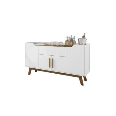 Imagem de Aparador Buffet Future Branco/Cinamomo  Bechara Móveis