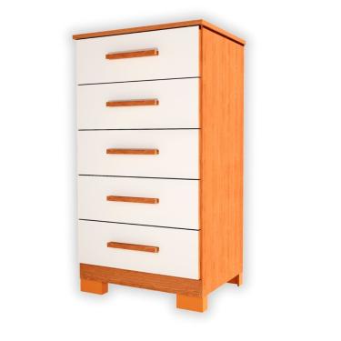 Imagem de Comoda 5 Portas Para Quarto Carol Freijo Com Off White - Batrol