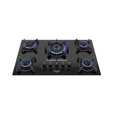 Imagem de Cooktop 5 Bocas a Gás Itatiaia Itaplus com Tripla Chama e Acendimento Automático Cor Preto Bivolt