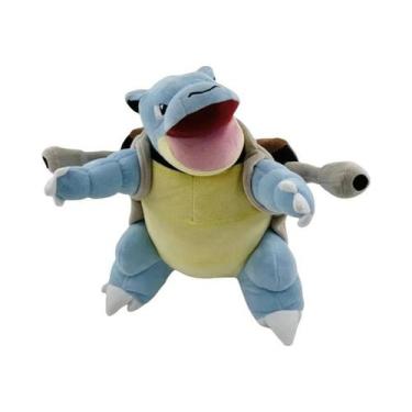 Imagem de Brinquedos De Pelúcia Kawaii Pokemon Blastoise, Squirtle, Wartortle E 