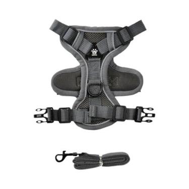Imagem de Coleira Peitoral Refletiva Ajustável Para Cães E Gatos Pequenos E Médi