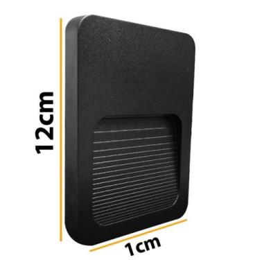 Imagem de Balizador Embutir Lâmpada Led Parede 12cm 2W - IP65 - CTB