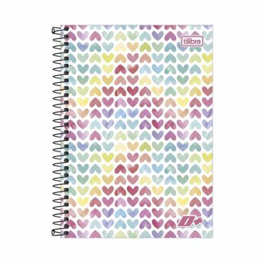 Imagem de Caderno Tilibra Espiral Capa Dura 1/4 D Mais 96 Folhas Capas Diversas