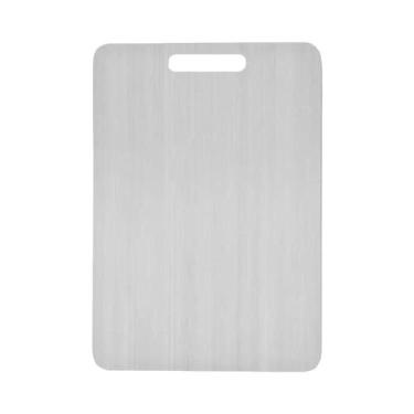 Imagem de Tábua De Corte De Aço Inoxidável Dupla Face De Titânio De Grau Aliment