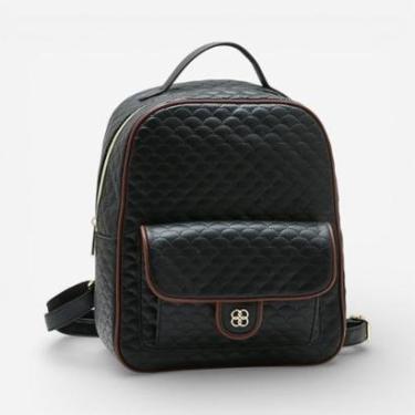 Imagem de Mochila Feminina Chenson Matelassê Cute Preta-Feminino