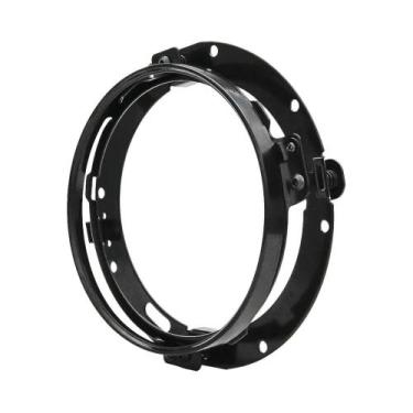 Imagem de Farol LED De 7 Polegadas Para Motocicleta Com DRL E Olhos De Anjo Para