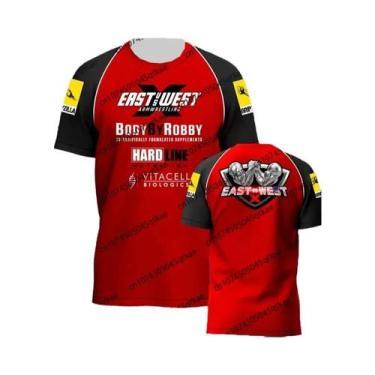 Imagem de Camiseta Unissex Oversized Para Luta De Braço Devon Larratt, Uniforme 