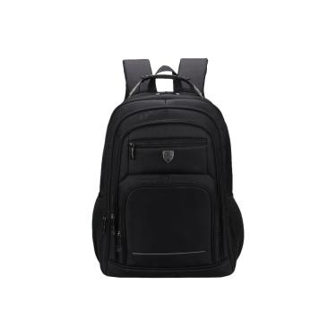 Imagem de Mochila Spartan Preta Com Cabo de Aço