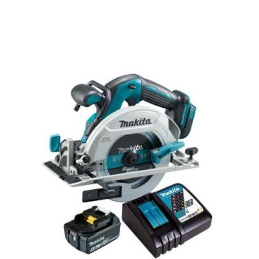 Imagem de Serra Circular A Bateria 18v 5ah Makita 6.1/2 Dhs680z Makita