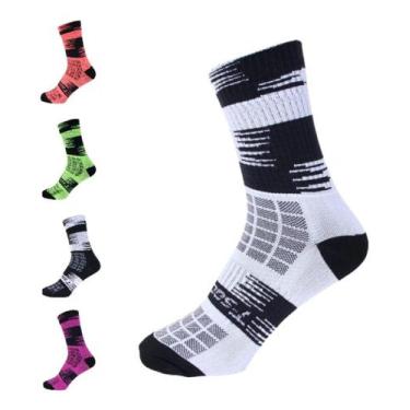 Imagem de Meia Ciclismo Mtb Speed Corrida Twister T-socks, Branco, 33-37