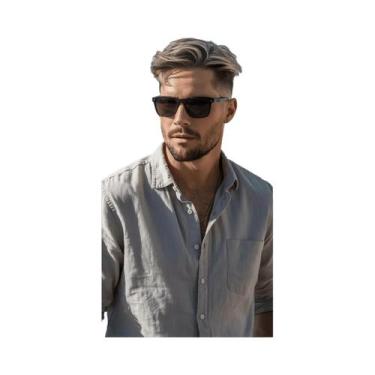 Imagem de Peruca Masculina De Cabelo Humano Com Ondas Naturais, Toupee Frontal D