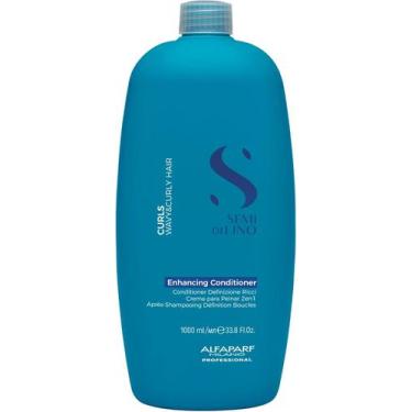 Imagem de Condicionador Alfaparf Semi Di Lino Curls Low 1L hidrata nutre define 
