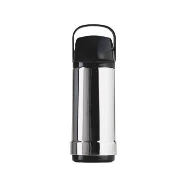 Imagem de Garrafa térmica de pressão 1,0 litro Metalizada - GLT - Invicta, 1L, P