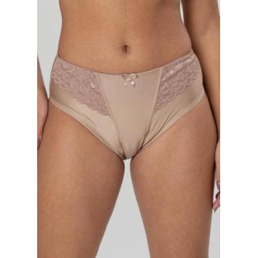 Imagem de Calçola de Lycra com Detalhe em Renda - Gimara, M, Chocolate