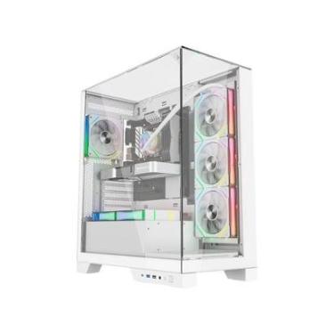 Imagem de Gabinete Liketec Gamer Empire, Sky Tower, ATX Sem FANs, Snow - LC-AT-EMPIRE-2092-Unissex